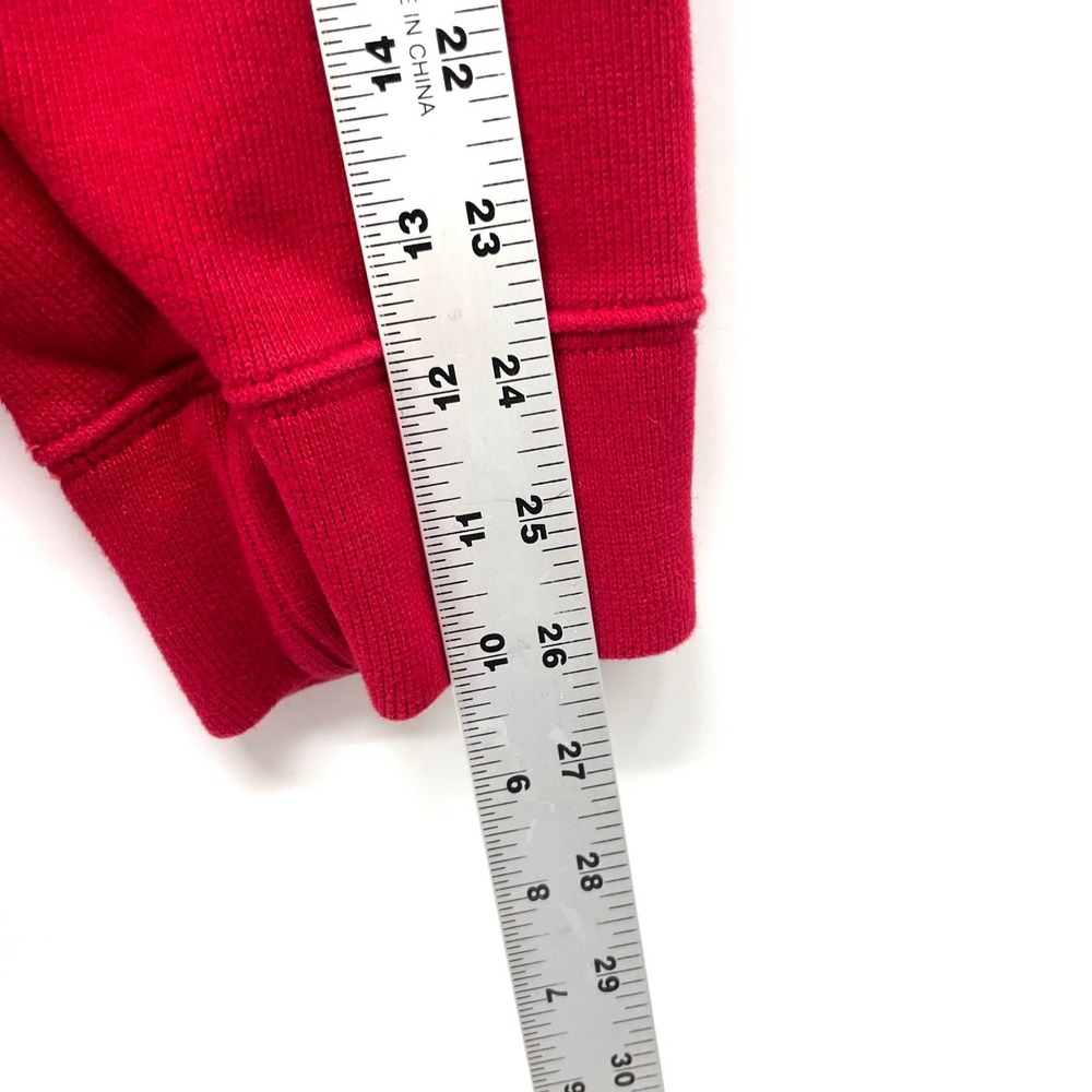 Polo Ralph Lauren Red Long Sleeve 1/4 Zip Polo Shirt Men's XXL Pony Mock Collar - Picture 9 of 11